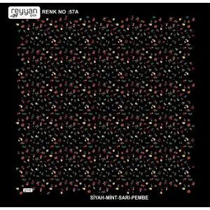 Reyyan İpek 100 cm Desenli Oyalık Yazma (ryyn-444-09)