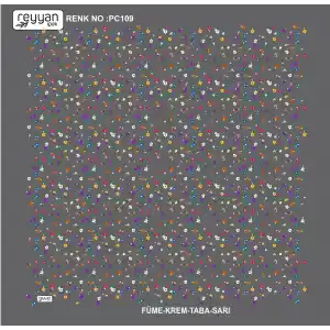 Reyyan İpek 100 cm Desenli Oyalık Yazma (ryyn-444-25)