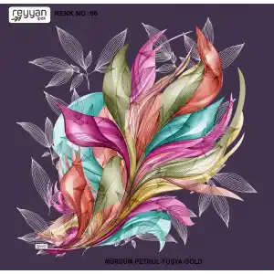 Reyyan İpek 100 cm Desenli Oyalık Yazma (ryyn-447-09)