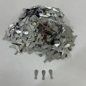 Pleksi Oya İşleme Pulu 50 gr. İnce Damla Gümüş (pul03-09)