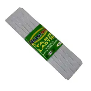 Nazarone Yeşil Yassı 2 no Lastikleri 10m. Beyaz (ti01-07)