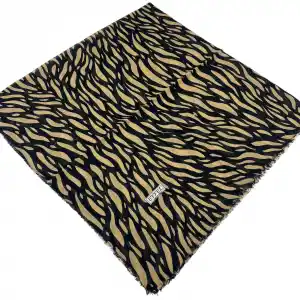 Eyfel Dimi Koton Eşarp Siyah-Karamel Serisi (FE525-21)