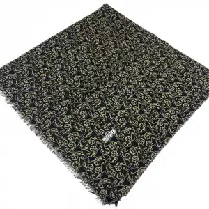 Eyfel Dimi Koton Eşarp Siyah-Karamel Serisi (FE525-02)