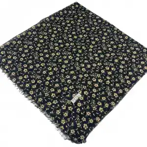 Eyfel Dimi Koton Eşarp Siyah-Karamel Serisi (FE525-07)