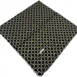 Eyfel Dimi Koton Eşarp Siyah-Karamel Serisi (FE525-19)