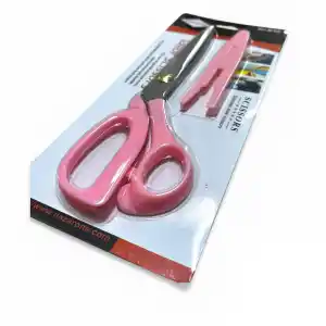 Nazarone 8.5 Paslanmaz Çelik Büyük Pembe Makas (MK04-01)