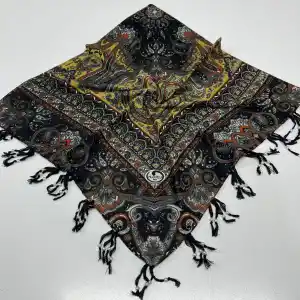 Huzurlu Püsküllü Boncuklu El İşi Yazma (pbs9616)