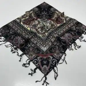 Huzurlu Püsküllü Boncuklu El İşi Yazma (pbs9517)