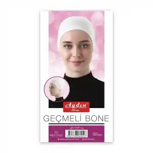 Aydın Penye Geçmeli Beyaz Bone (PB06-01)