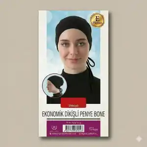 Ekonomik Penye İpli Siyah Bone (PB07-01)