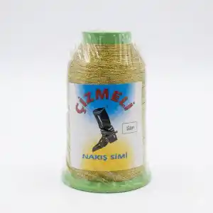 Çizmeli 50 gr. Açık Sarı Nakış Simi İp-(SİM-002)
