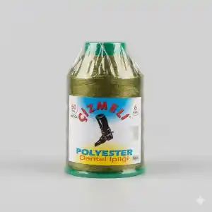 Çizmeli 100 gr. Polyester Oya İpi - (Renk no:581)