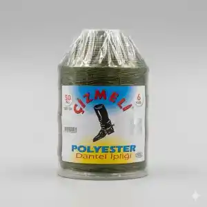 Çizmeli 100 gr. Polyester Oya İpi - (Renk no:935)