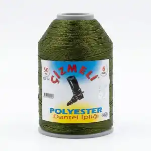 Çizmeli 100 gr. Polyester Oya İpi - (Renk no:373)