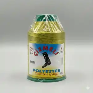 Çizmeli 100 gr. Polyester Oya İpi - (Renk no:1200)