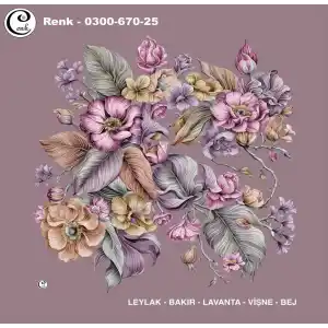 Cenk 100 cm Desenli Oyalık Yazma (Cnk-670-25)