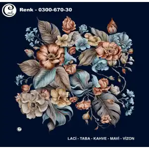 Cenk 100 cm Desenli Oyalık Yazma (Cnk-670-30)