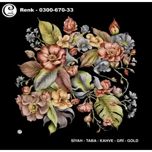 Cenk 100 cm Desenli Oyalık Yazma (Cnk-670-33)