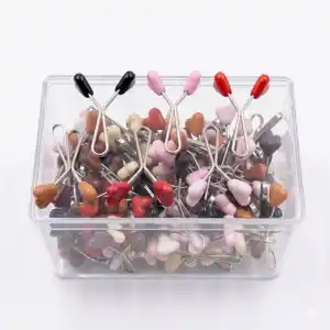 Nazarone Karışık Renk Dökme Eşarp Klipsi 1 Kutu - (100 adet) - (Eİ01-21)