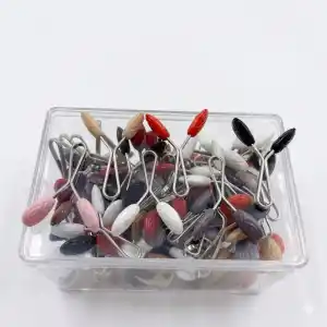 Nazarone Karışık Renk Dökme Eşarp Klipsi 1 Kutu - (100 adet) - (Eİ01-23)