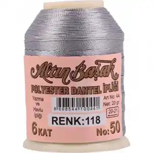 Altınbaşak 20 Gram Polyester Oya İpi (Renk:118)