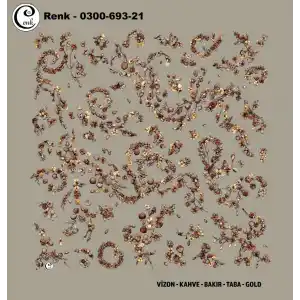 Cenk 100cm Oyalık Yazma (Cnk-693-21)