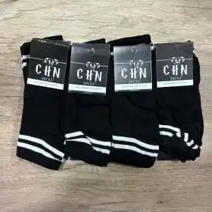 Chn Erkek Patik Çorap 12li Paket Siyah Beyaz (MC-97-24)