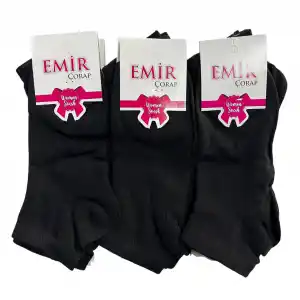 Emir Kadın Patik Çorap 12li Paket (BC-95-16)