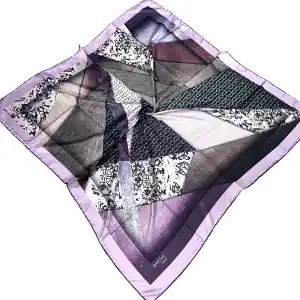 İpekten Dijital Twill Eşarp (TE9708)