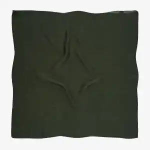 Picasso Düz Pırıltı Kehribar Eşarp Haki (ry9919)