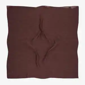 Picasso Düz Pırıltı Kehribar Eşarp Kahve (ry9921)