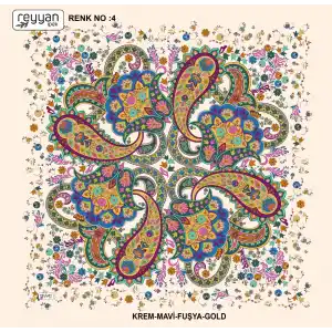 Reyyan Desenli Oyalık Yazma (ryyn-413-16)