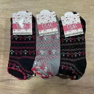 Ulaç Bayan Havlu Patik Çorap 12li Paket (BC-99-74)