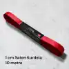 1 cm Saten Kurdele (10 mt.) - (SK-01-01)