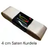 4 cm Ekru Saten Kurdele (10 mt.) - (SK-04-03)