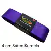 4 cm Mor Saten Kurdele (10 mt.) - (SK-04-09)