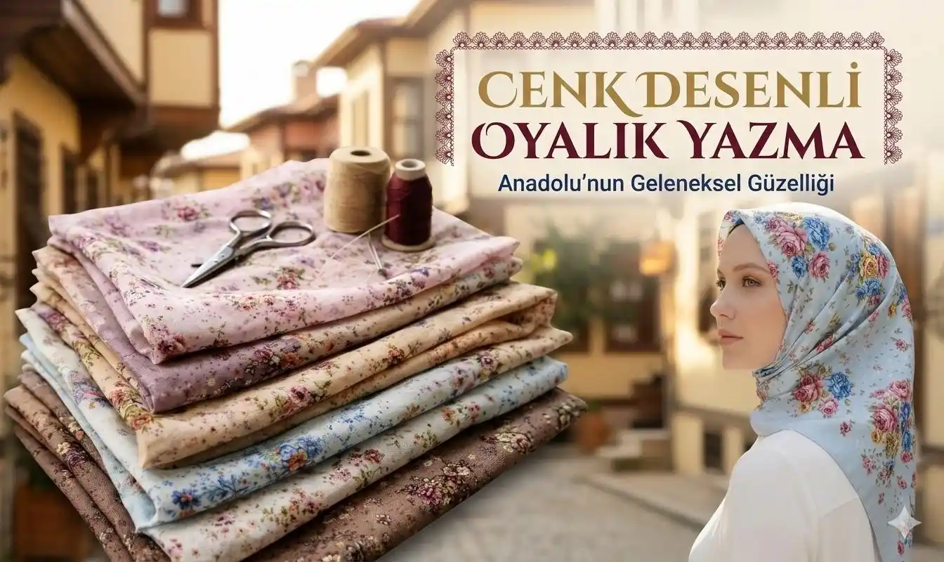 Cenk Desenli Oyalık Yazma