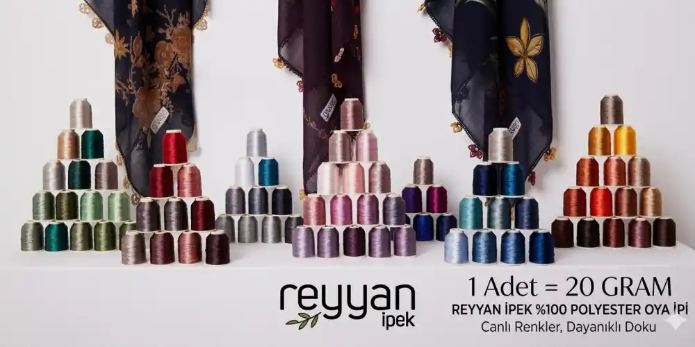 Reyyan İpek 20 Gram Polyester Oya İpi ile Zarif Oya Modelleri