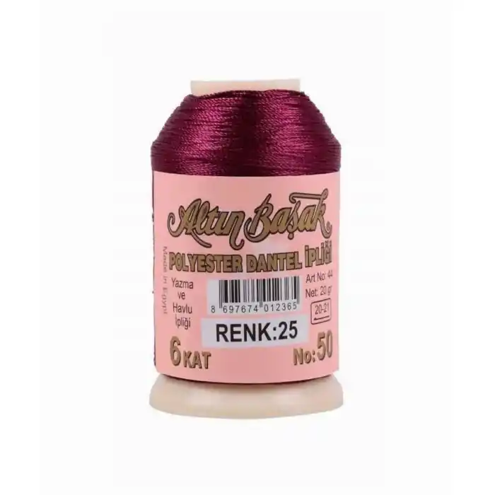 Altınbaşak 20 Gram Polyester Oya İpi (Renk:25)