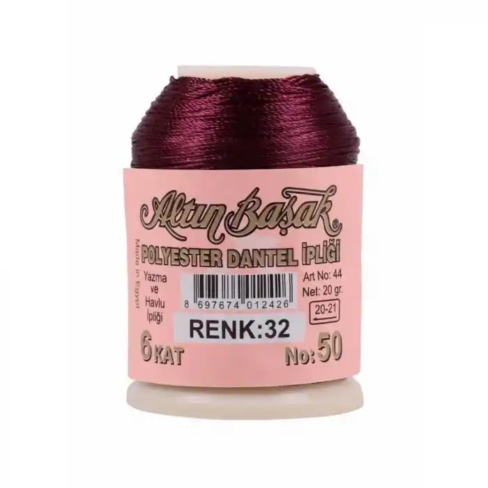 Altınbaşak 20 Gram Polyester Oya İpi (Renk:32)