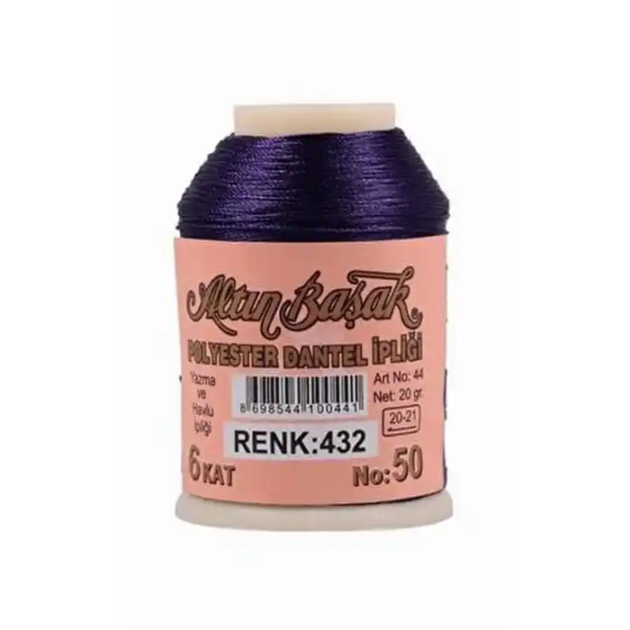 Altınbaşak 20 Gram Polyester Oya İpi (Renk:432)