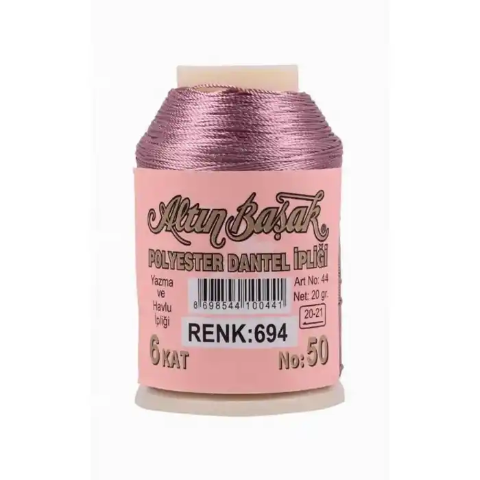Altınbaşak 20 Gram Polyester Oya İpi (Renk:694)