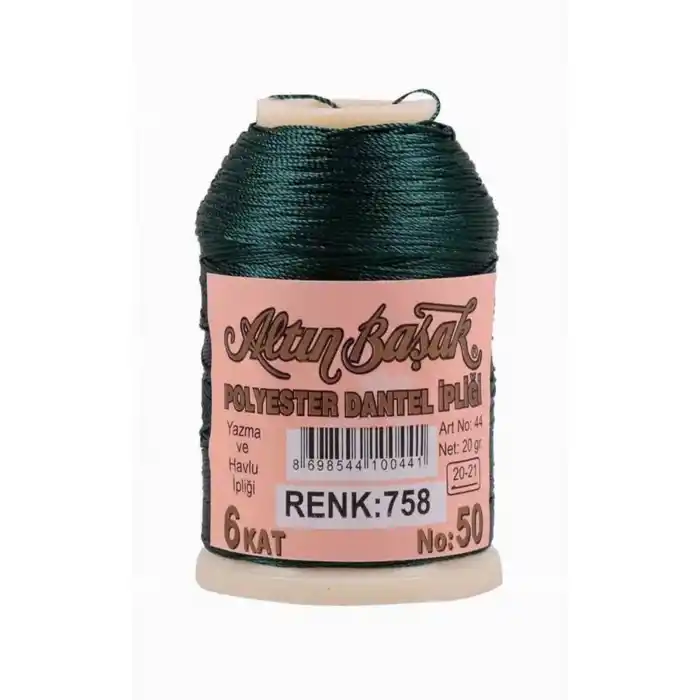 Altınbaşak 20 Gram Polyester Oya İpi (Renk:758)