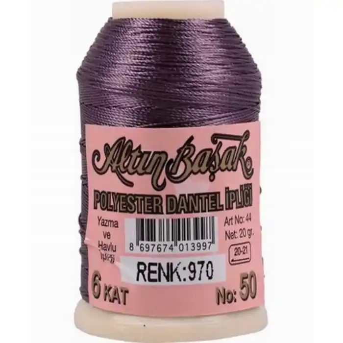 Altınbaşak 20 Gram Polyester Oya İpi (Renk:970)