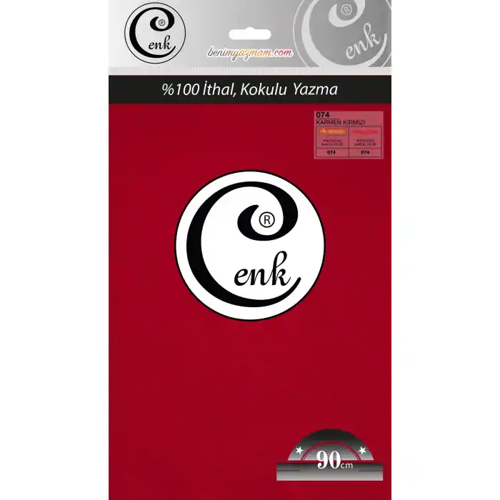 Cenk 90 Cm Düz Renk Karmen Kırmızı Yazma (90cm-074)