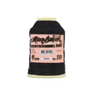 Altınbaşak 100 Gr. Oya İpi Renk:SİYAH