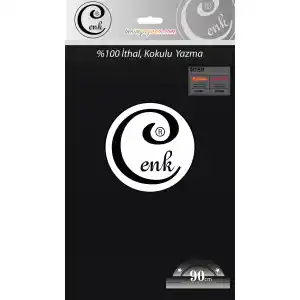 Cenk 90 cm Düz Renk Siyah Yazma (90cm-999)