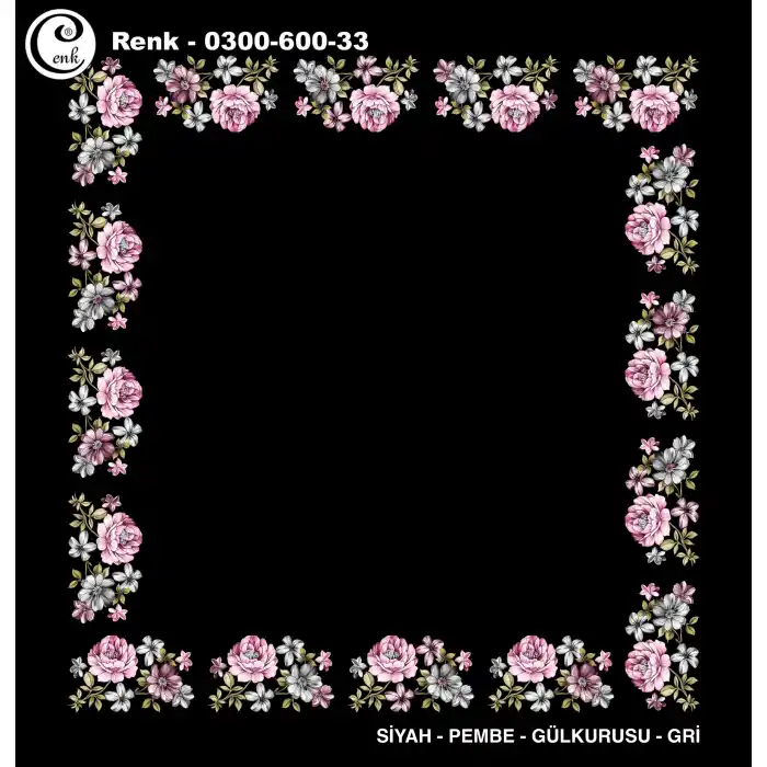 Cenk 100cm Ortası Boş Oyalık Yazma (Cnk-600-33)