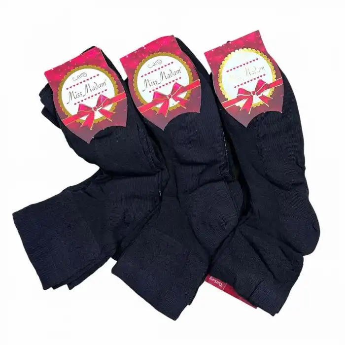 Miss Madam Kadın Desenli Tül Çorap - (mss01-18)