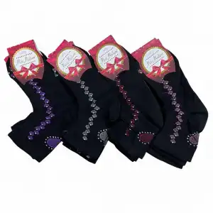 Miss Madam Kadın Desenli Tül Çorap - (mss01-09)